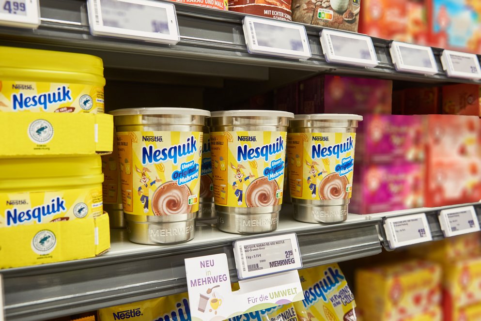circolution Nestle Mehrweg behälter
