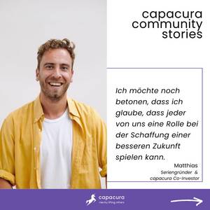capacura community stories mit Matthias