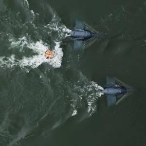 Ein paar Energyfische von Energyminer im Rhein in St. Goar Ein paar Energyfische von Energyminer im Rhein in St. Goar