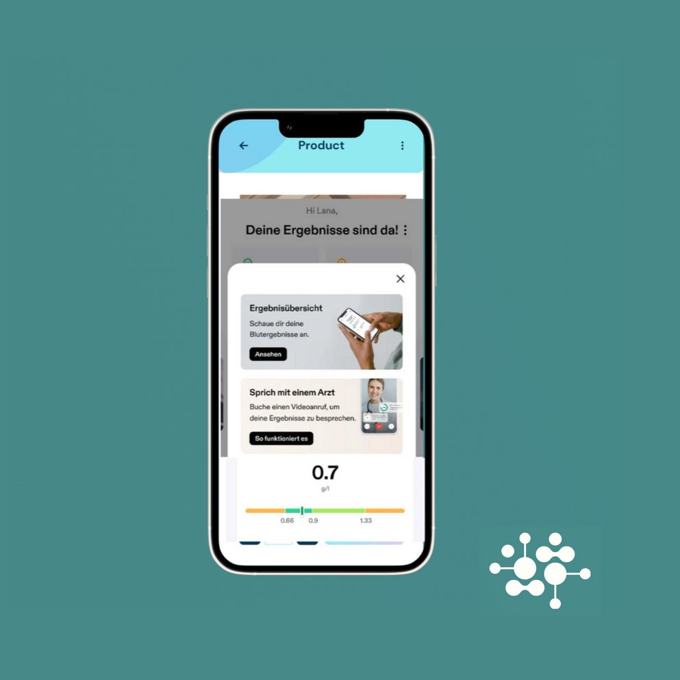 Mock Up der Meta AI Diagnostic App Mock Up der Meta AI Diagnostic App