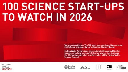 🚀 Wir fühlen uns geehrt, dass TimeTeller als eines der Falling Walls Venture Top 100 Science Start-ups to Watch 2026 ausgewählt wurde