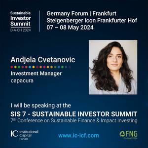 Capacura beim ICF Sustainable Investor Summit 2024