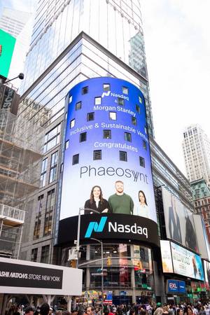 Schöne News aus unserem Portfolio: Phaeosynt wurde im Rahmen von Morgan Stanley Inclusive & Sustainable Ventures am Times Square g Schöne News aus unserem Portfolio: Phaeosynt wurde im Rahmen von Morgan Stanley Inclusive & Sustainable Ventures am Times Square g