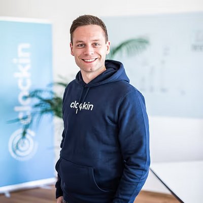 Frederik Neuhaus CEO clockin