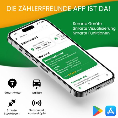 Die Zählerfreunde App ist verfügbar