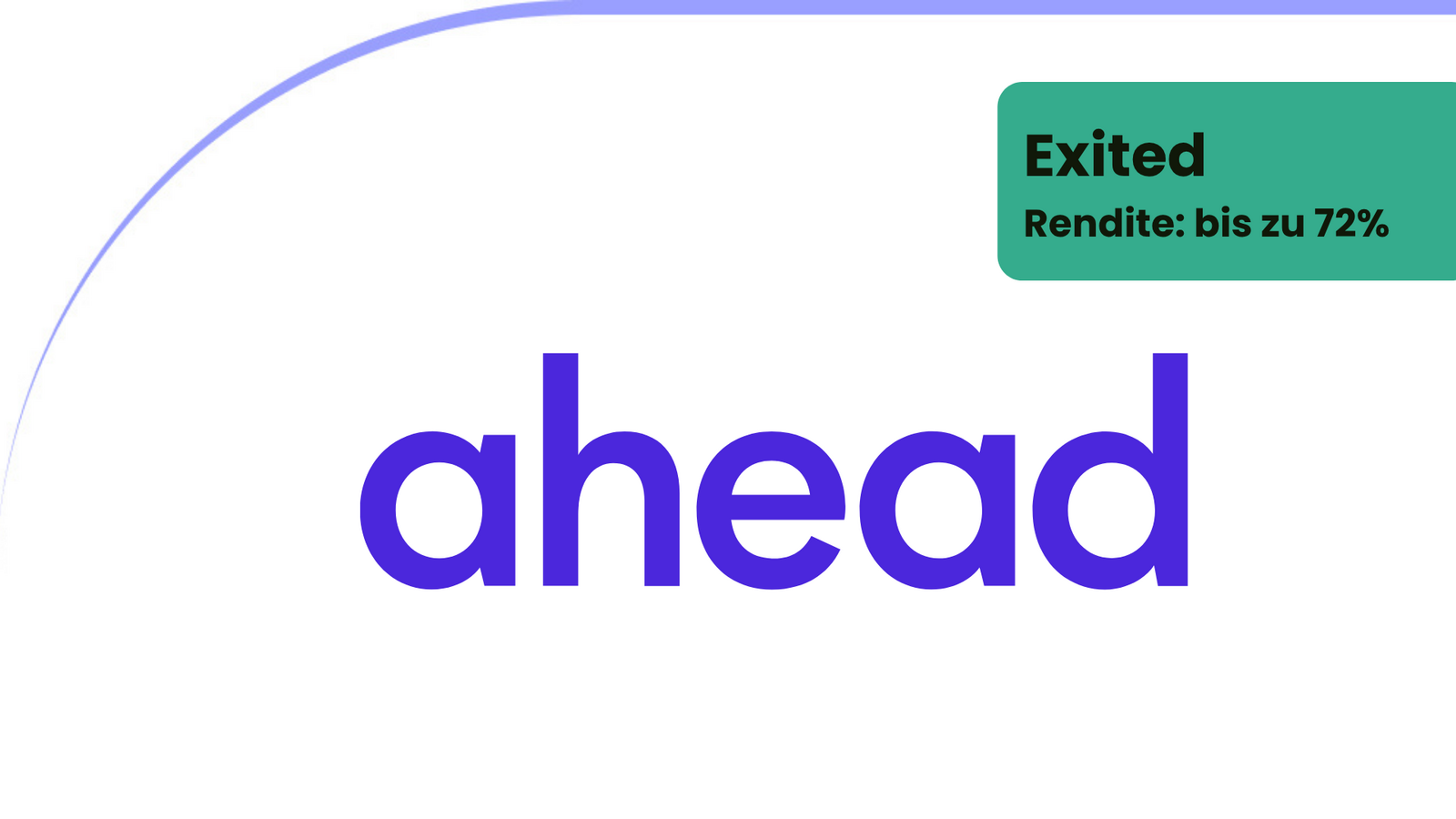ahead logo und Exit Badge
